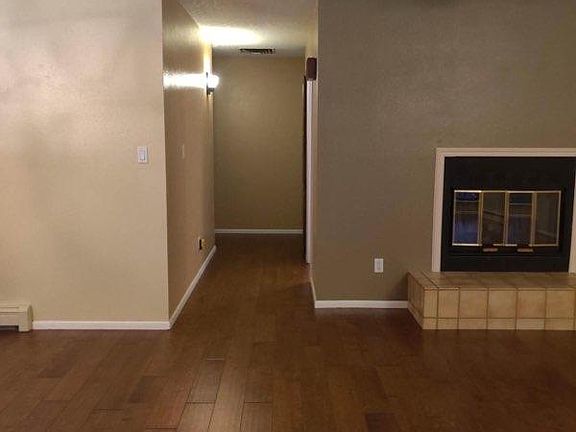 Living Room - hardwood floors and fireplace