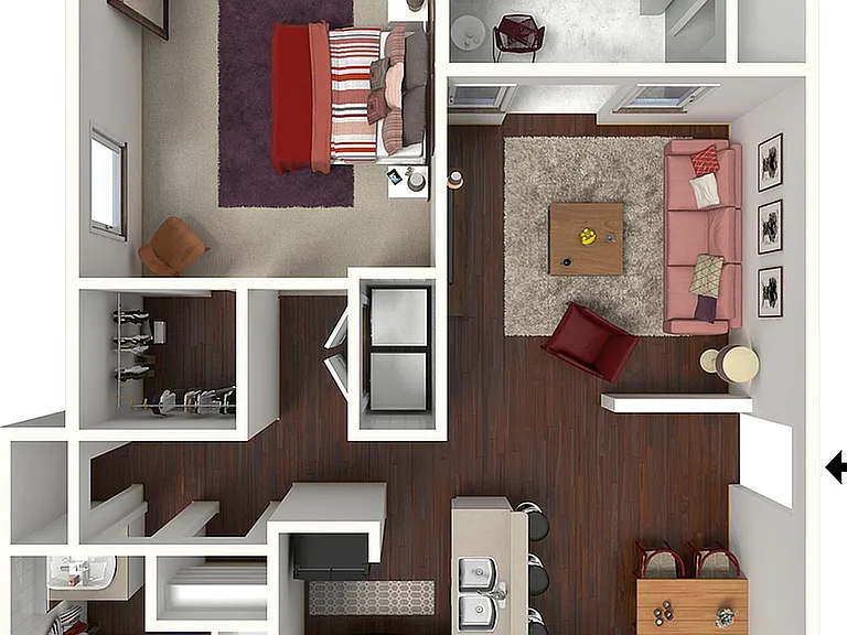 Dogwood | 1 Bed 1 Bath | 818 sq ft | Apartments Near Conyers | Lake St James Dogwood | 1 Bed 1 Bath | 818 sq ft | Apartments Near Conyers | Lake St James
