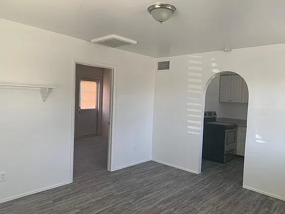 Unfurnished apartment interior — apartment 16 at Foothills Villas.