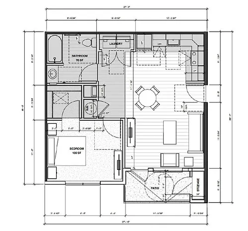 Floor plan 1 Bedroom