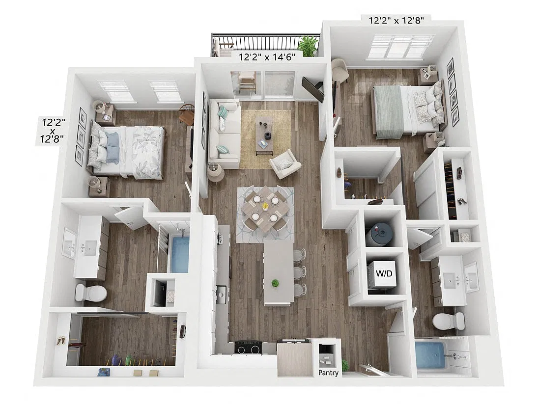 Floor plan B3
