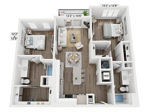 Floor plan B3