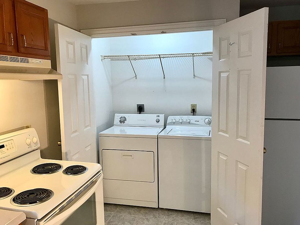 Washer, dryer in each apt.