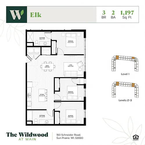 Floor plan Elk 70%