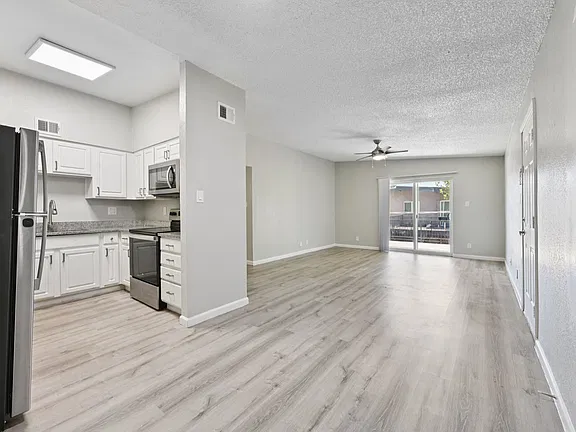 Representative unfurnished apartment interior at Cornell Apartments.