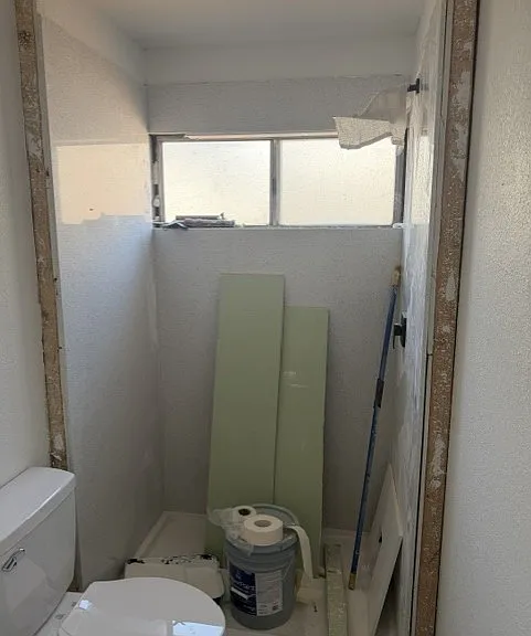 Primary bathroom (in constriction and will be completed at time of move in)