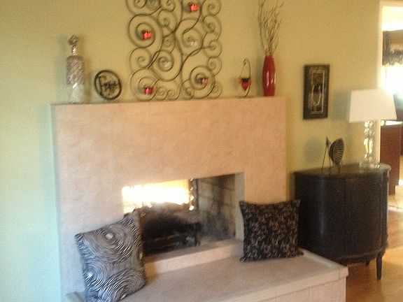 Fireplace formal living area