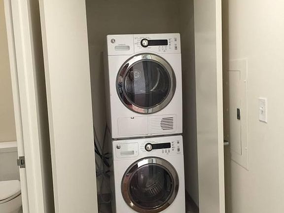 Convenient full size in-home washer and dryer