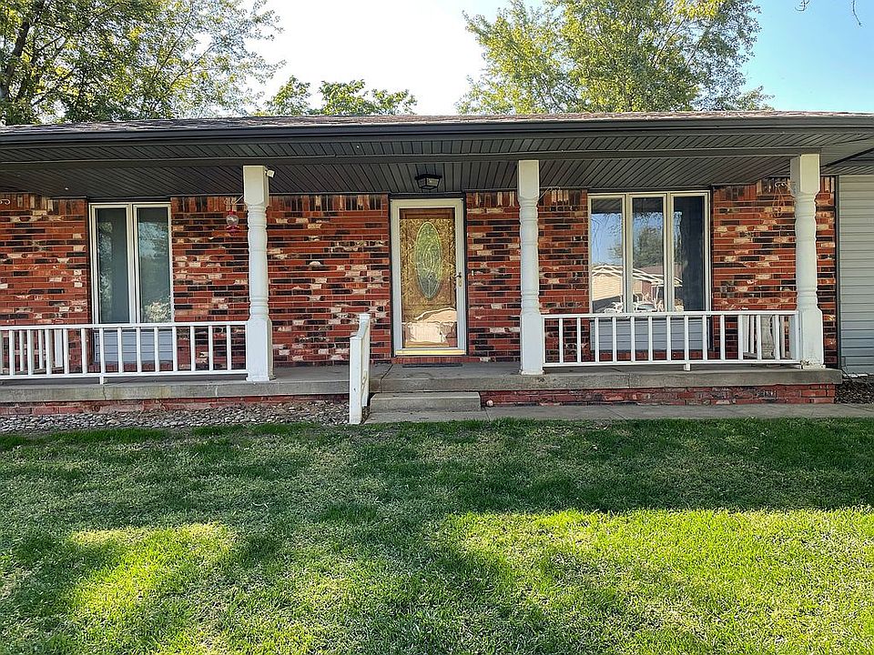 Front door and porch
