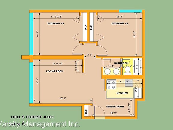 5th image of 1001 South Frst APT 101