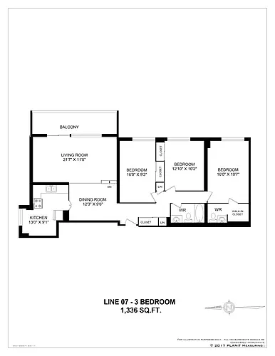 Floor plan 3 Bedroom