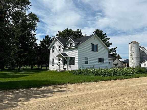 View from the driveway as you would approach the house