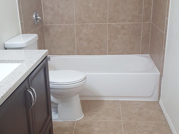 Bathroom - Updated June 2017 - new tile, tub, vanity, toilet