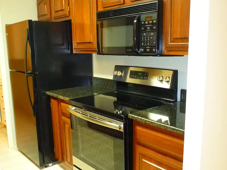 Kitchen with new appliances