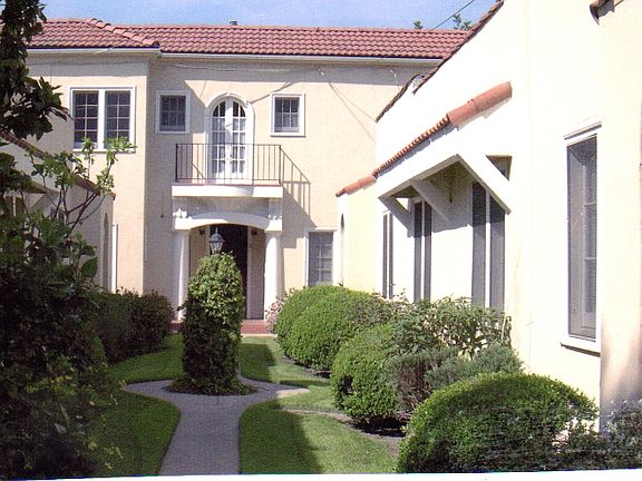 Courtyard of building