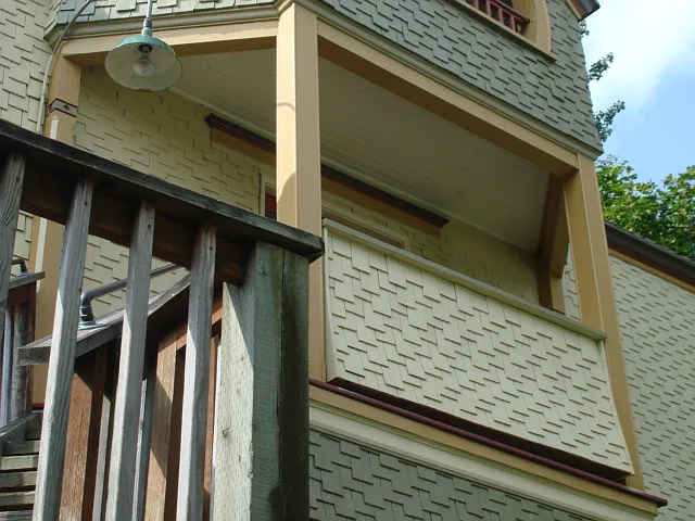 Balcony of 2nd Floor into 608B