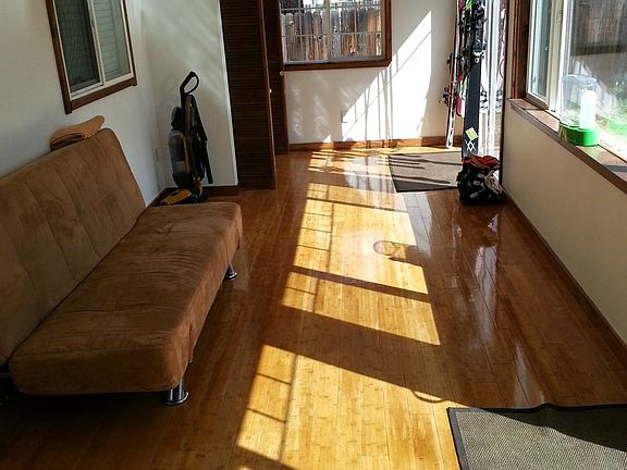 Sunroom (washer/ dryer located in closet in back of room)