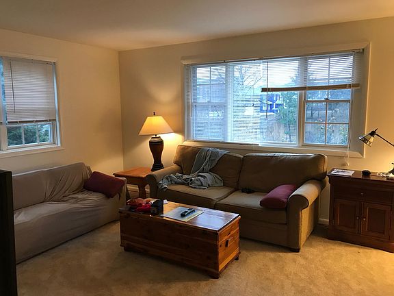 Living Room with previous tenant's furniture