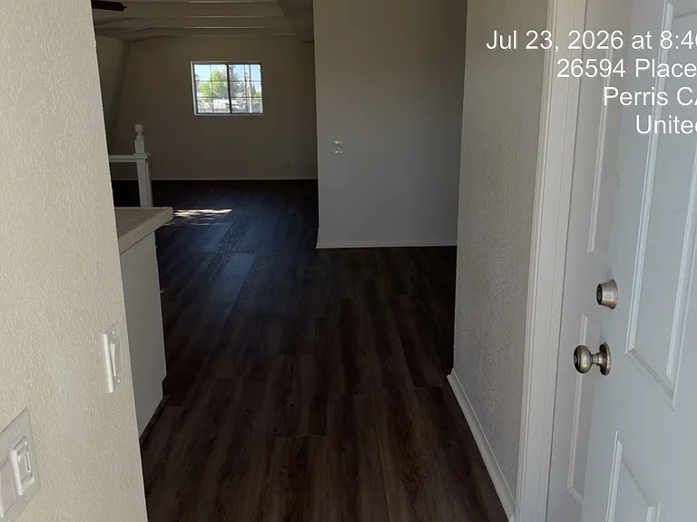Entrance to unit