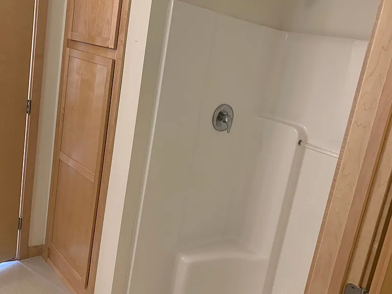 2 Bedroom Units include a Walk-In Shower and a Separate Tub/Shower