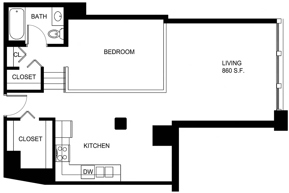 Floor plan Studio-P S11