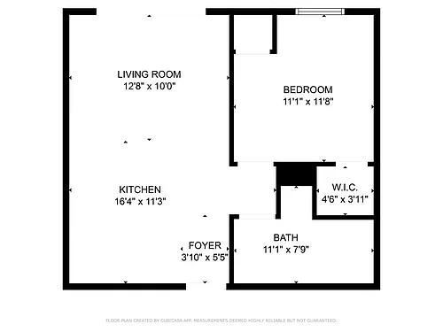 Floor plan 1 Bedroom