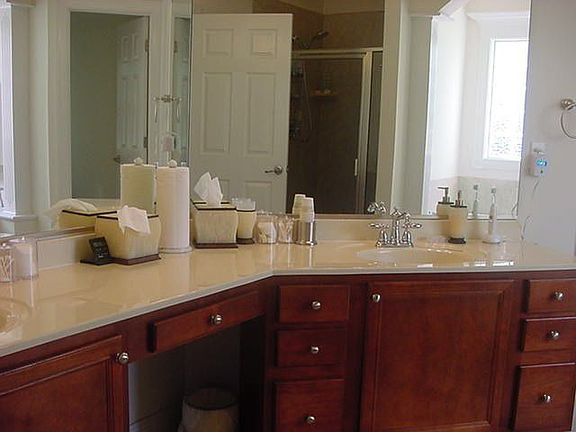 Master Bath has double Vanity