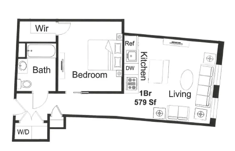 Floor plan 307N