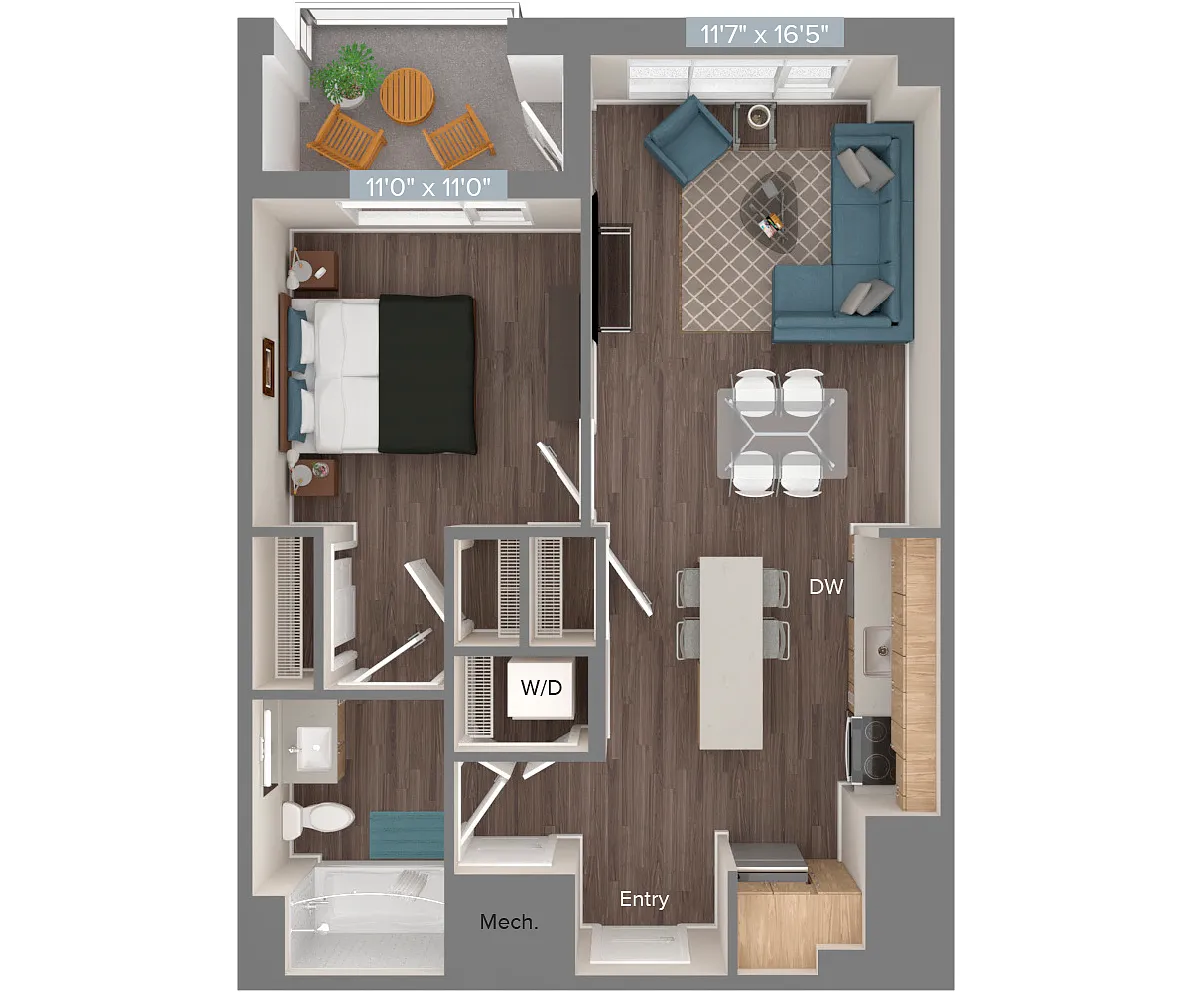 Floor plan A2-2-D2-702