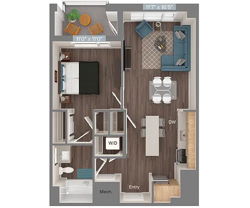 Floor plan A2-2-D2-702