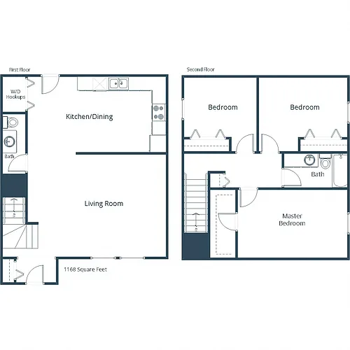 Floor plan Three Bedroom 315A