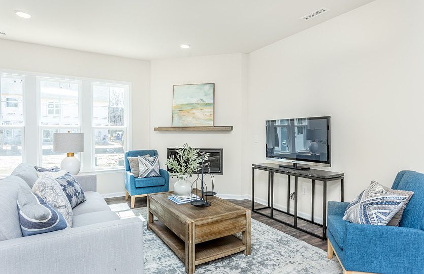 Gathering area with natural light