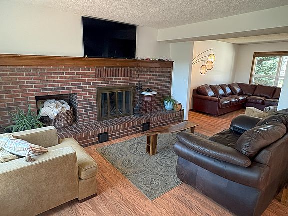 Wood burning fireplace