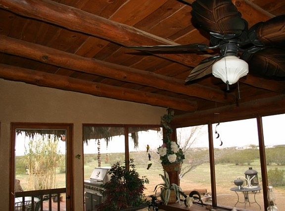 Log screen room 