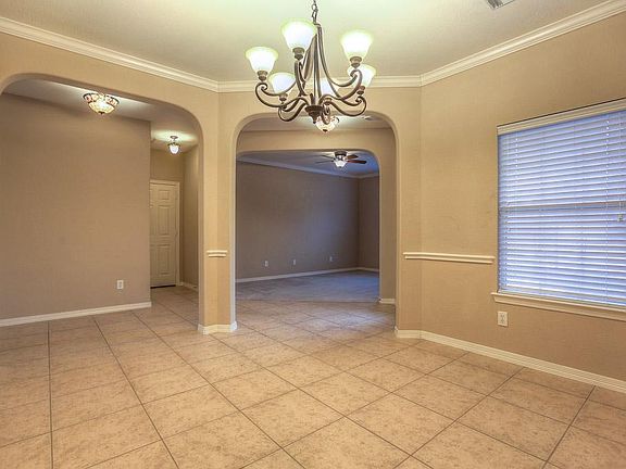 Imagine yourself eating in this open dining area with lots of natural light.