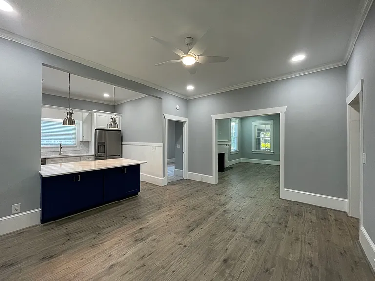 Dining Room to Kitchen and Living Room