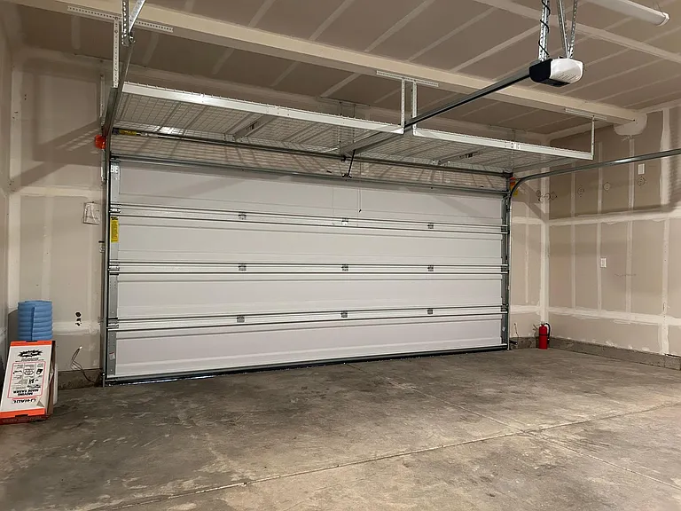 GARAGE WITH OVERHEAD STORAGE