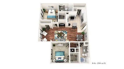 Floor plan B6C