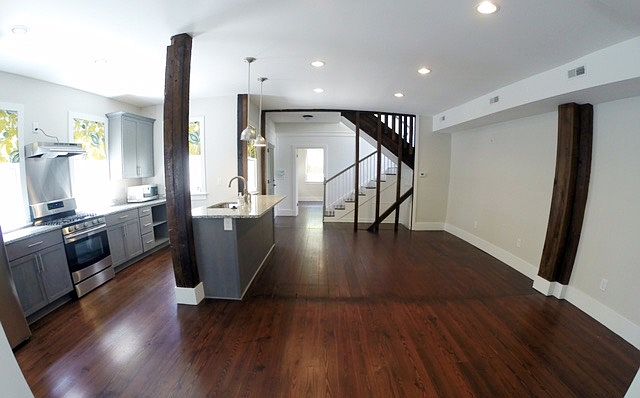 Kitchen and Living Area