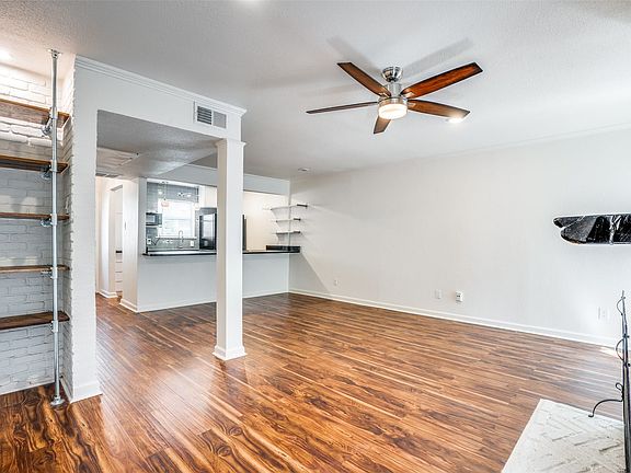 View of living to dining