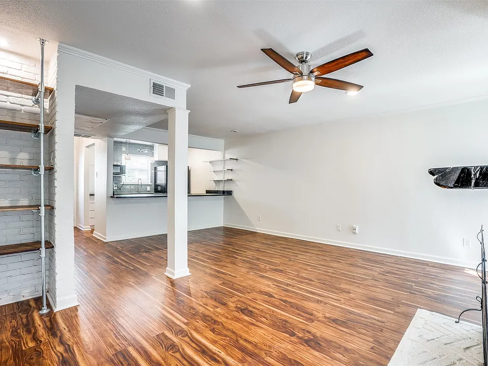 View of living to dining