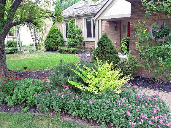 Beautifully landscaped.