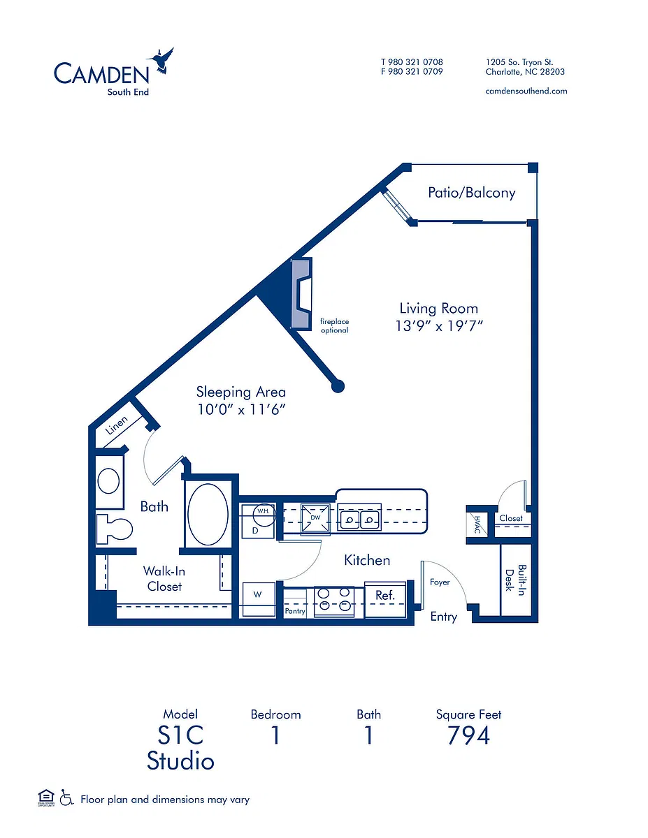 Floor plan S1C
