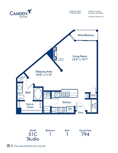 Floor plan S1C