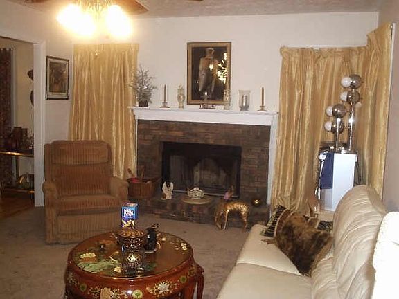 View of Fireplace in Family Room 
