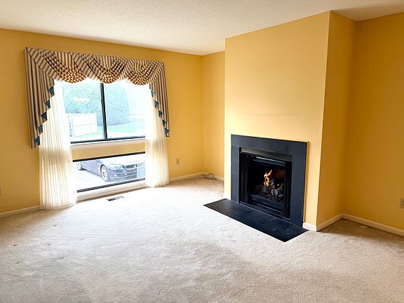 Living Room with Gas Fire place