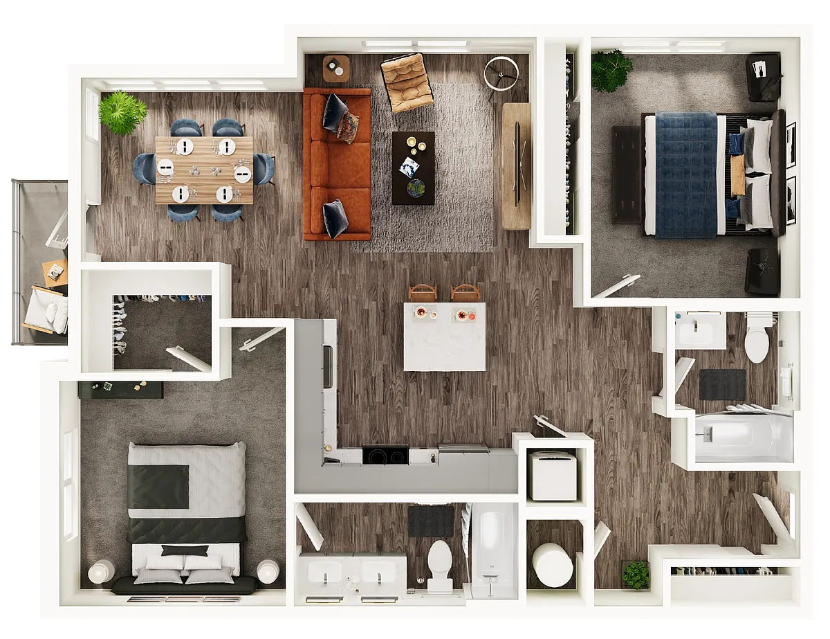 Floor plan B3