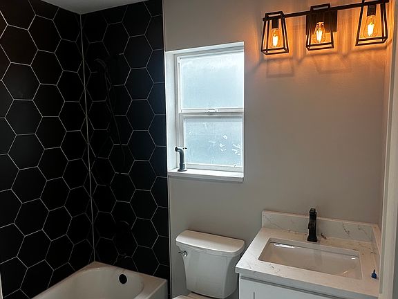Downstairs bath, almost finished