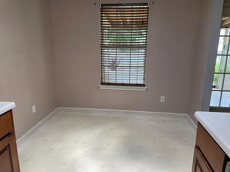 nice size Eat-In Kitchen with view to back yard