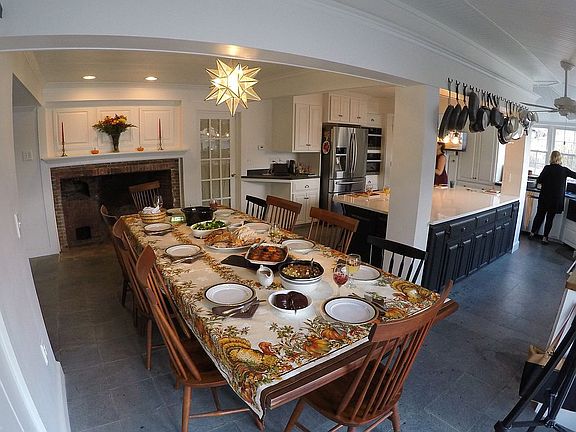 Fireplace w/ beehive oven